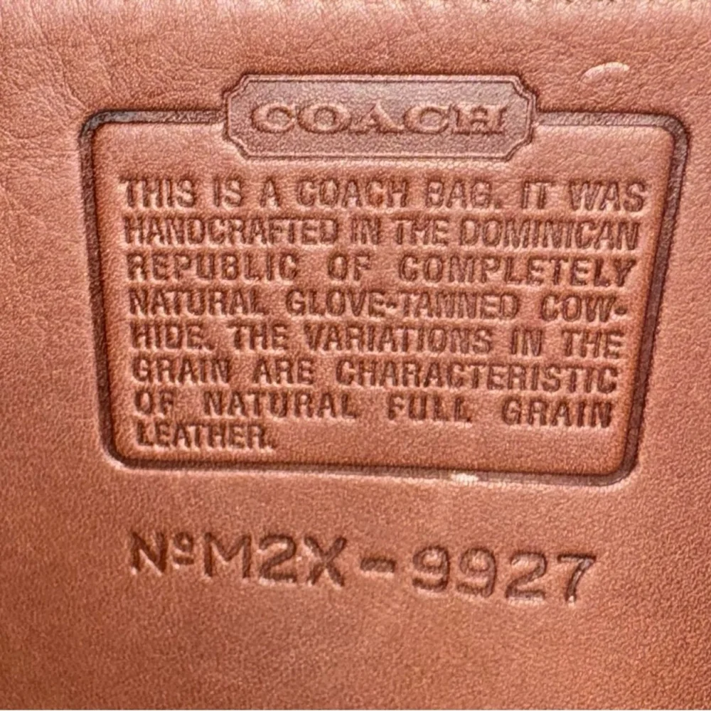❤️SOLD❤️Vintage Coach Mahogany Willis Bag 9927 Pristine - Picture 10 of 12